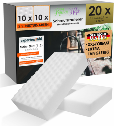🧽 Kitchen Helpis® 20er Set Schmutzradierer - Reinigungsschwamm für Haushalt 🧼 Angebot bei HelloDeals