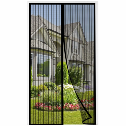 Auxmir Fliegengitter Balkontür Magnet, 110x220cm Insektenschutz 🏆 Angebot bei HelloDeals