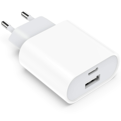 🔋🔌 USB C Ladegerät, 20W 2Port USBC Netzteil Adapter Mehrfach für iPhone & Samsung Angebot bei HelloDeals