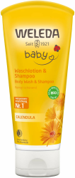 WELEDA Bio Calendula Baby Waschlotion & Shampoo 🌼👶 Angebot bei HelloDeals
