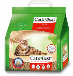 🐱🌿 Cat's Best Original Katzenstreu 4,3 kg/10 l 🌿🐱 Angebot bei HelloDeals