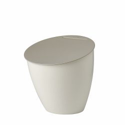 Mepal Calypso Küchenabfalleimer - Kleiner Mülleimer mit Deckel - Nordic White 🗑️ Angebot bei HelloDeals