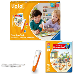 Ravensburger tiptoi Starter-Set 00114: Stift und Bauernhof-Buch 🚜🐄📚 Angebot bei HelloDeals