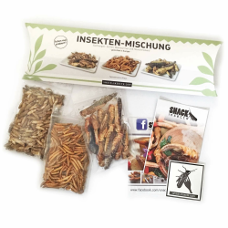 Essbare Insekten Mischung von 'SNACK insects' - 25g Insekten zum Essen 🦗🦗🦗 Angebot bei HelloDeals