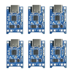 🔋📱 Aideepen 6 Stück Type-C USB-C TC4056 5V 1A Li-Ion Lithium-Akku-Ladeplatine Ladegerät Modul 🔌🔋 Angebot bei HelloDeals