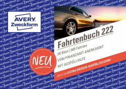 🚗📝 AVERY Zweckform 222 Softcover Fahrtenbuch PKW - Deal des Tages! 📦 Angebot bei HelloDeals