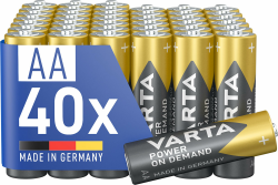 VARTA Batterien AA, 40 Stück 🌟 Sparpreis! 🌟 Angebot bei HelloDeals