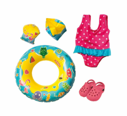 Heless 88 - Schwimm-Set für Puppen 🏊‍♀️👙 Angebot bei HelloDeals