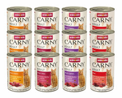 🐱🍖 Carny Katzen Nassfutter Mix Herzhafte Variation (12 x 400g) 🍖🐱 Angebot bei HelloDeals