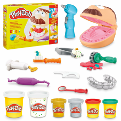 🦷 Play-Doh Zahnarzt Dr. Wackelzahn Bastel-Set 🎨👩‍⚕️ Angebot bei HelloDeals