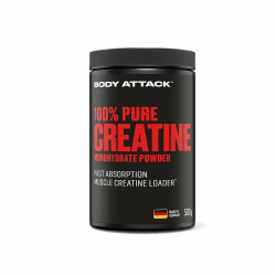 Body Attack Creatin Monohydrat 500 g Pulver - Made in Germany 🇩🇪 Angebot bei HelloDeals