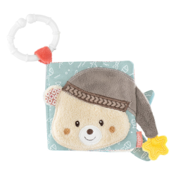 Fehn Soft Bilderbuch Bruno - Baby Fühlbuch aus Stoff mit Tier Motiven 🐻🦈☁️ Angebot bei HelloDeals