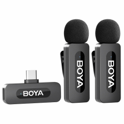 🎙️ BOYA BY-V20 USB-C kabelloses Mikrofon - Mini-Ansteckmikrofon für YouTube, Podcast, Vlogging 🎥 Angebot bei HelloDeals