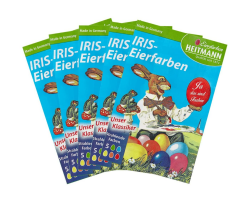 🥚🎨 Heitmann Eierfarben 4102AMZ - Iris Eierfarben zum Kochen, 5er Set 🎨🥚 Angebot bei HelloDeals