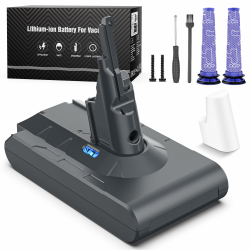 V8 Akku 6500mAh, Keenstone Ersatzakku Für Dyson SV10 V8 Absolute Animal Motorhead Fluffy Slim Fluffy Total Clean Extra Angebot bei HelloDeals