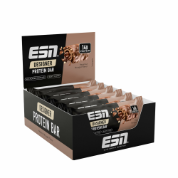 ESN Designer Bar Box, Hazelnut Nougat, 12 x 45 g - Protein-Snack Angebot bei HelloDeals