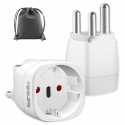 2PC Reiseadapter für Südafrika 🌍🔌 Angebot bei HelloDeals