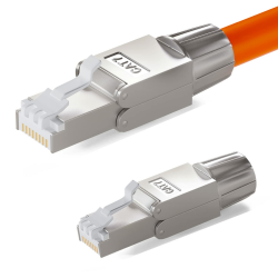 🔌 HB-DIGITAL 2x CAT 7 RJ45 Stecker Netzwerkstecker für starre LAN Kabel 🚀 Angebot bei HelloDeals