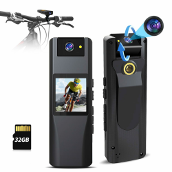 CAMMHD A2-32GB 1440P Body Cam mit Audio und Video 📹🚓 Angebot bei HelloDeals