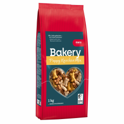 🐶🍪 MERA Bakery Puppy Knochen Mix (1kg) - Leckere Hundeleckerli! Angebot bei HelloDeals