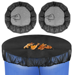 🌧️🌿 Hochwertiges Regentonnen-Netz mit Zugkordel - Mückenschutz & sauberes Wasser 🌿🌧️ Angebot bei HelloDeals