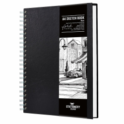 STATIONERY ISLAND A4 Skizzenbuch, 200 g/m² Dickes Papier 🎨📚 Angebot bei HelloDeals