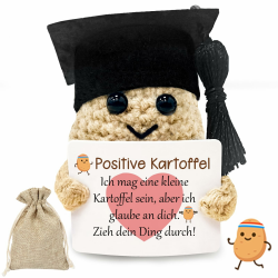 Bachelor Abitur 2025 Geschenke Positive Kartoffel 🥔 Glücksbringer Angebot bei HelloDeals