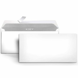 100 Briefumschläge ohne Fenster DIN Lang - Qualitäts Umschläge mit Sichtschutz 💌 Angebot bei HelloDeals