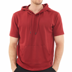 Dubinik® Kapuzenshirt Herren Kurzarm Hoodie 🌟 Deal - 23.56€ + Gratis Versand! 🚚 Angebot bei HelloDeals