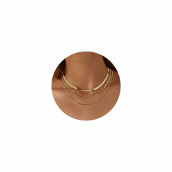 Adramata 3Pcs Halskette Damen Edelstahl Kette Damen Schlangenkette Figaro Stapelbar Halskette Damen Gold/Silber ⭐⭐⭐ Angebot bei HelloDeals