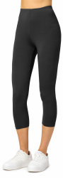 Merry Style Damen Leggings 3/4 Capri Leggings aus Viskose MS10-144 3XL Schwarz 🌟 Angebot bei HelloDeals