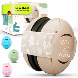 Schallwerk ® Mini+ (Coffee Brown) - Ohrenschützer für Kleinkinder - Hochwertige Lärmschutz Kopfhörer Kinder Angebot bei HelloDeals