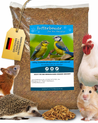 Premium Vogel- und Fischfutter mit getrockneten Soldatenfliegenlarven Angebot bei HelloDeals