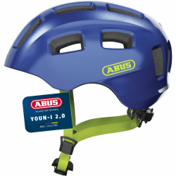 🚴 ABUS Fahrradhelm Youn-I 2.0 - mit Licht für Kinder, Jugendliche und junge Erwachsene - für Mädels und Jungs M (52-57 cm) Blau (sparkling blue) 🌟 Angebot bei HelloDeals