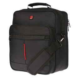 🌟 Christian Wippermann Flugbegleiter Tasche im Hochformat Schwarz 🎒 Angebot bei HelloDeals