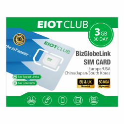 🌍📱 EIOTCLUB Globale SIM-Karte, 3GB Daten | 30 Tage, 5G/4G Prepaid Reise-SIM Angebot bei HelloDeals