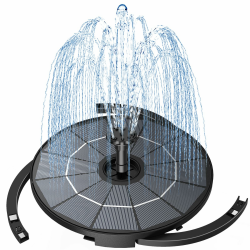 AISITIN Solar Springbrunnen für Draußen mit DIY Solarbrunnen Kit 🌞 Angebot bei HelloDeals