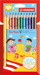 🌈 STABILO Buntstifte Trio dick - 12er Pack 🎨 Angebot bei HelloDeals