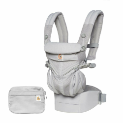 Ergobaby Babytrage Omni 360 Cool Air Mesh Pearl Grey 🌟 Angebot bei HelloDeals