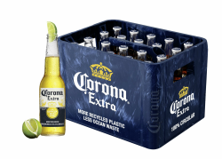 🍻 Corona Extra Premium Lager Flaschenbier - 20er Kiste 🌴☀️ Angebot bei HelloDeals