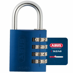 ABUS Zahlenschloss 145/40 Blau - Kofferschloss, Spindschloss u. v. m. 🛡️ Angebot bei HelloDeals