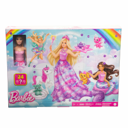 🎁 Barbie Dreamtopia Märchen-Adventskalender mit Puppe und 24 Überraschungen 🎄 Angebot bei HelloDeals