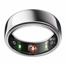 🌟 OURA Gen3 Horizon Smart-Ring - Größe 10, Silver | Wearable für Schlaf-, Herzfrequenz- und Fitnesstracking 🌙 Angebot bei HelloDeals