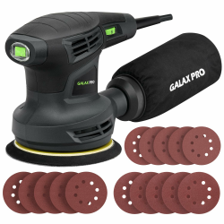 🔥 Angebot: GALAX PRO Exzenterschleifer 280W 13000 OPM mit 15 Stückchen Schmirgelpapier Angebot bei HelloDeals