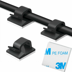 🔌 Kabelhalter Selbstklebend Wand - 50 PCS Cable Holder 🖤 Angebot bei HelloDeals