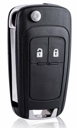 🔑🚗 FINTERRY Auto Schlüsselgehäuse für Opel Vauxhall Insignia Astra Meriva Zafira Movano Mokka Karl Cascada Adam - 2-Tasten Ersatz Funkschlüssel Gehäuse Klappschlüssel Angebot bei HelloDeals