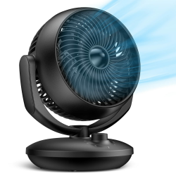 🌬️🔊 Ventilator Deal: 22dB Tischventilator sehr Leise, Turbo Ventilator für 15m² Räume, Schwarz Angebot bei HelloDeals