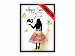 dockyardos® Geldgeschenk zum 60. Geburtstag 🎁 | Kreative Geldgeschenkidee ✨ Angebot bei HelloDeals