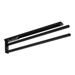 SOTECH Aluminium Handtuchhalter TED 2-armig schwarz matt Angebot bei HelloDeals