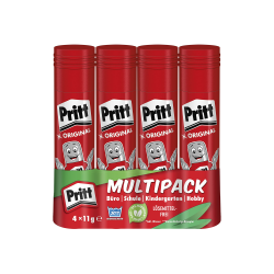 Pritt Klebestift 4x11g - Sicherer & Kinderfreundlicher Kleber 🎨📚 Angebot bei HelloDeals